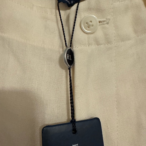 Ralph Lauren linen pants lined in silk - Picture 3 of 5